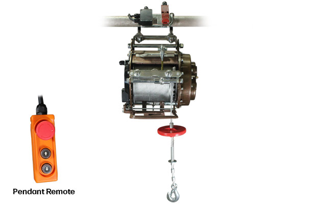 WARRIOR BYGGVINSCH 500KG IP65, 230V